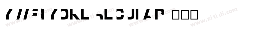 YWFTYoke Regular字体转换